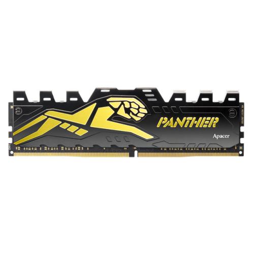 Apacer Panther Black-Gold 8GB 1x8GB 3200MHz CL16 DDR4 Gaming Ram (AH4U08G32C28Y7GAA-1)