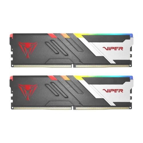 Patriot Viper Venom RGB 64GB (2x32GB) DDR5 6000MHz CL30 Gaming Ram (Bellek) (PVVR564G600C30K)